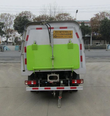 3CBM το φορτηγό οδικών οχημάτων αποκομιδής απορριμμάτων τύπων βενζίνης σκληραίνει το καθαρίζοντας φορτηγό οχημάτων αποκομιδής απορριμμάτων επιφάνειας
