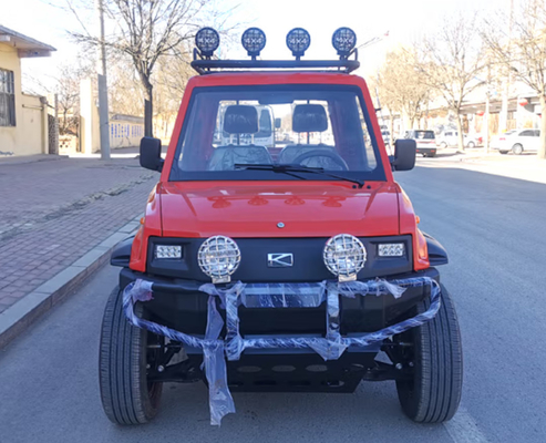 80km/H το ηλεκτρικό φορτηγό 200mm της EV ηλεκτρικό διπλό αμάξι επίγειας εκκαθάρισης παίρνει