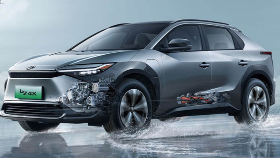 Ηλεκτρικά αυτοκίνητα Suv EV 2023 της Toyota Bz4x πρότυπο σειράς της Κίνας Toyota BZ4X 400KM Drive
